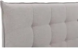 Goossens gestoffeerd bedframe bolzano grijs stof - 8229491-01