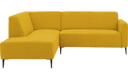 Goossens hoekbank key west geel stof - 8229531-01