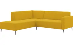 Goossens hoekbank key west geel stof - 8229531-01