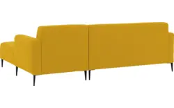 Goossens loungebank key west geel stof - 8229536-01-gespiegeld