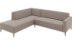 Goossens hoekbank key west grijs stof - 8229540-01-gespiegeld