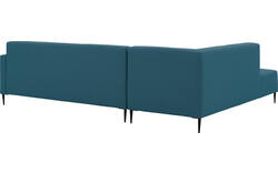 Goossens hoekbank key west blauw stof - 8229544-01-gespiegeld