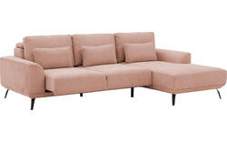 Goossens excellent loungebank princess roze stof - 8229792-01-gespiegeld