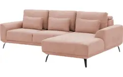 Goossens excellent loungebank princess roze stof - 8229792-01-gespiegeld