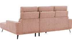 Goossens excellent loungebank princess roze stof - 8229792-01-gespiegeld