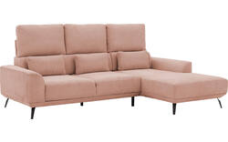 Goossens excellent loungebank princess roze stof - 8229792-01-gespiegeld