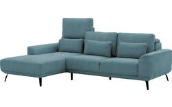 Goossens excellent loungebank princess blauw stof - 8229793-01