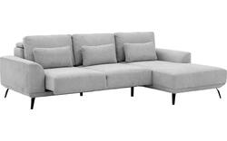 Goossens excellent loungebank princess grijs stof - 8229795-01-gespiegeld