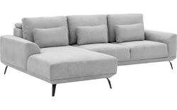 Goossens excellent loungebank princess grijs stof - 8229795-01