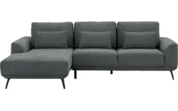Goossens excellent loungebank princess grijs stof - 8229797-01