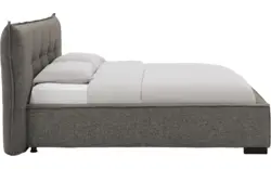 Goossens gestoffeerd bedframe bolzano bruin stof - 8229830-01