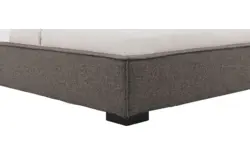 Goossens gestoffeerd bedframe bolzano bruin stof - 8229830-01