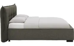 Goossens gestoffeerd bedframe bolzano groen stof - 8229831-01