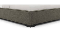 Goossens gestoffeerd bedframe bolzano groen stof - 8229831-01