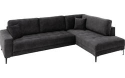 Goossens hoekbank coco grijs stof - 8230182-gespiegeld-01