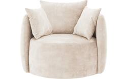 Goossens fauteuil terra beige stof - 8230258-01