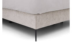 Goossens boxspring ease solid incl matras grijs stof - 8230293-01