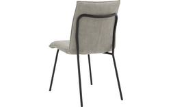 Goossens eetkamerstoel milan grijs micro leer - 8230497-01