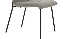 Goossens eetkamerstoel milan grijs micro leer - 8230497-01