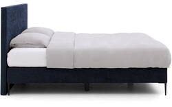 Goossens boxspring ease one incl matras blauw stof - 8230503-01