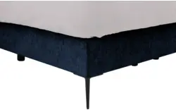 Goossens boxspring ease one incl matras blauw stof - 8230503-01