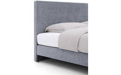 Goossens boxspring ease one incl matras grijs stof - 8230505-04