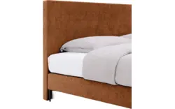 Goossens boxspring ease one incl matras bruin stof - 8230506-01