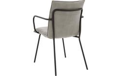 Goossens eetkamerstoel milan grijs micro leer - 8231014-02