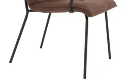 Goossens eetkamerstoel milan bruin micro leer - 8231015-01