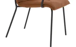 Goossens eetkamerstoel milan bruin micro leer - 8231018-01
