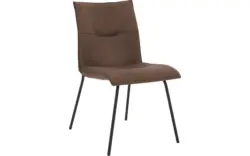 Goossens eetkamerstoel milan bruin micro leer - 8231020-01