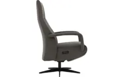 Goossens excellent relaxstoel loreto grijs micro leer - 8231288-01