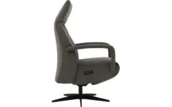 Goossens excellent relaxstoel loreto grijs micro leer - 8231288-01