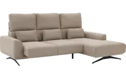 Goossens excellent loungebank princess beige stof - 8231518-gespiegeld-01