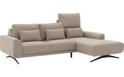 Goossens excellent loungebank princess beige stof - 8231518-gespiegeld-01