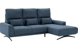 Goossens excellent loungebank princess blauw stof - 8231523-gespiegeld-01