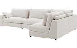 Goossens hoekbank odette beige stof - 8231529-goossens-odette-bank-stof-wit-01