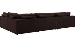 Goossens hoekbank odette bruin stof - 8231532-goossens-odette-bank-stof-bruin-01