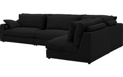 Goossens hoekbank odette zwart stof - 8231539-goossens-odette-bank-stof-zwart-01