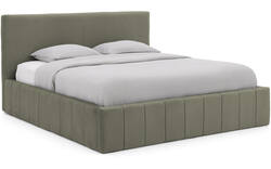 Goossens bedframe carte groen stof - 8231662-goossens-carte-bedframe-microvezel-06