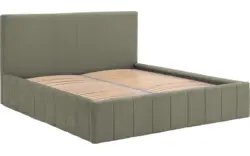 Goossens bedframe carte groen stof - 8231662-goossens-carte-bedframe-microvezel-06