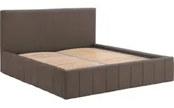 Goossens bedframe carte bruin stof - 8231663-goossens-carte-bedframe-microvezel-06