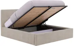 Goossens bedframe mysen storage bruin stof - 8231669-goossens-mysen-bedframe-stof-02