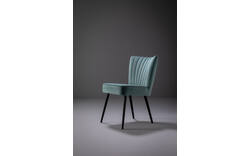 Goossens eetkamerstoel rob groen stof - 8181184-02