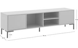 Goossens basic tv meubel madrid grijs melamine - 8231713-01