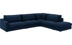 Goossens hoekbank odette blauw stof - 8233306-goossens-odette-bank-stof-blauw-01