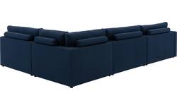 Goossens hoekbank odette blauw stof - 8233307-goossens-odette-bank-stof-blauw-01