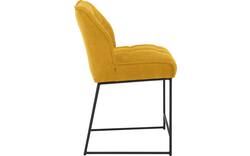 Goossens counterstoel ronnie geel stof - 8233525-goossens-ronnie-barstoel-stof-01
