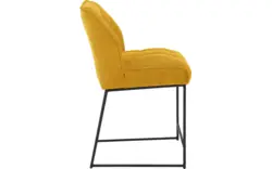 Goossens counterstoel ronnie geel stof - 8233525-goossens-ronnie-barstoel-stof-01