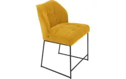 Goossens counterstoel ronnie geel stof - 8233525-goossens-ronnie-barstoel-stof-01